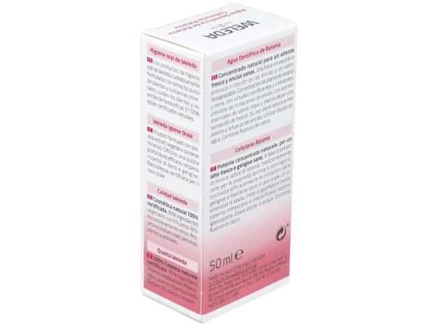 Weleda Agua Dentífrica De Ratania Sabor Menta 50Ml