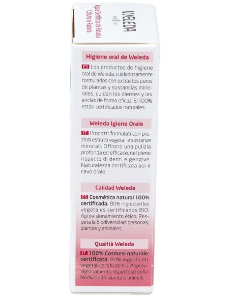 Weleda Agua Dentífrica De Ratania Sabor Menta 50Ml