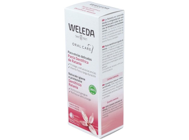 Weleda Pasta Dentífrica De Ratania Sabor Menta...