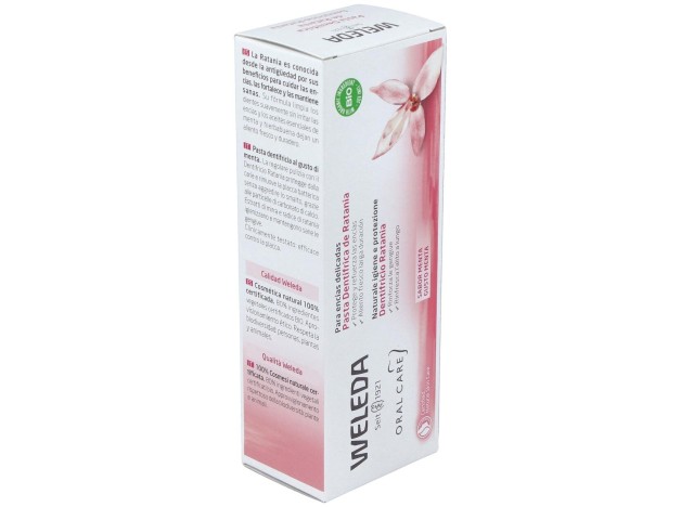 Weleda Pasta Dentífrica De Ratania Sabor Menta...