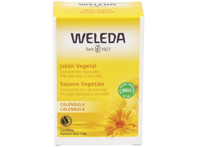 Weleda Jabón Vegetal De Caléndula, 100 G