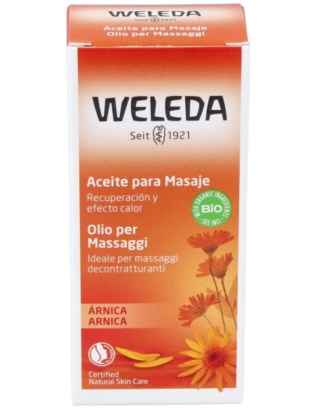 Aceite De Arnica Para Masaje 50Ml.