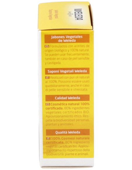 Weleda Jabón Vegetal De Caléndula, 100 G