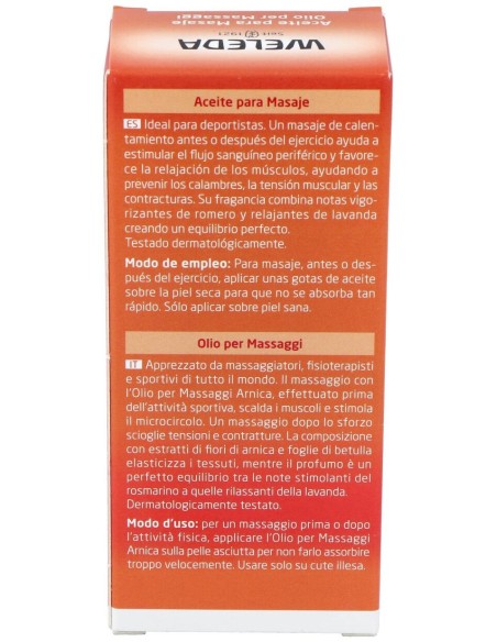 Aceite De Arnica Para Masaje 50Ml.