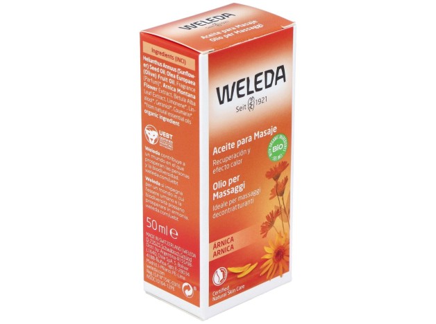 Aceite De Arnica Para Masaje 50Ml.