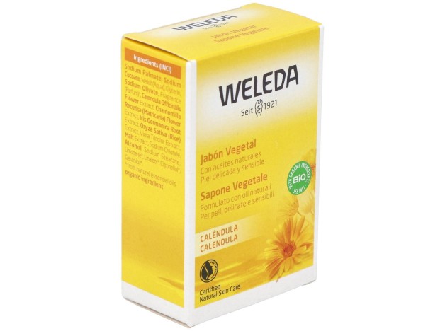 Weleda Jabón Vegetal De Caléndula, 100 G