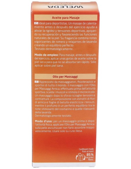 Weleda Aceite Para Masaje Con Árnica, 100 Ml