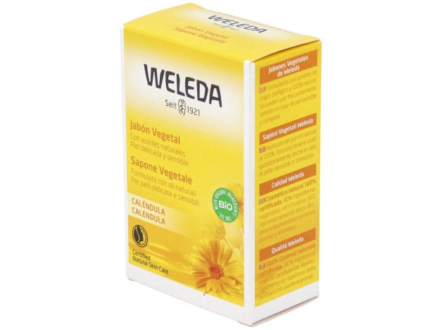 Weleda Jabón Vegetal De Caléndula, 100 G