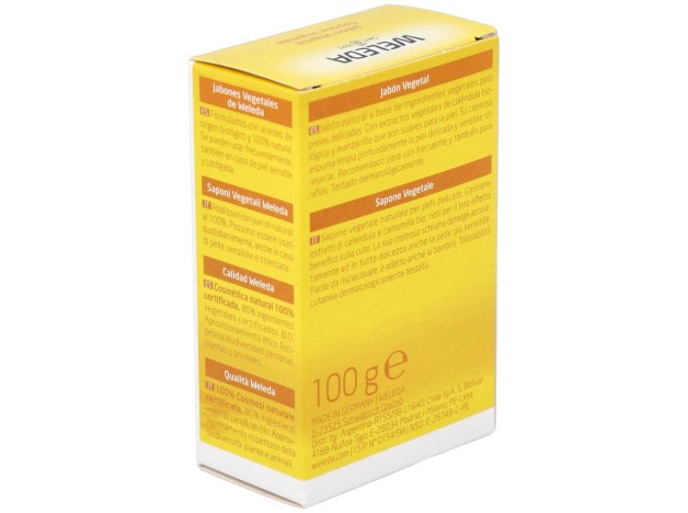 Weleda Jabón Vegetal De Caléndula, 100 G