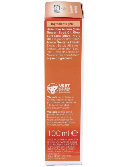 Weleda Aceite Para Masaje Con Árnica, 100 Ml
