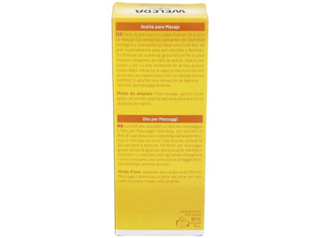 Weleda Aceite Para Masaje Con Caléndula, 100 Ml