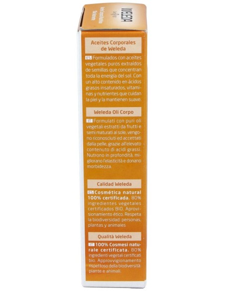 Weleda Aceite Corporal Nutritivo De Espino Amarillo 100Ml