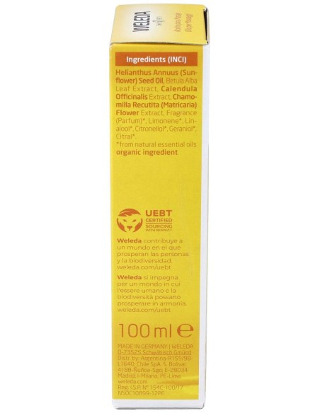 Weleda Aceite Para Masaje Con Caléndula, 100 Ml