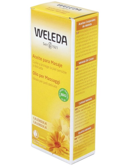 Weleda Aceite Para Masaje Con Caléndula, 100 Ml