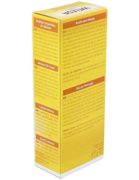 Weleda Aceite Para Masaje Con Caléndula, 100 Ml