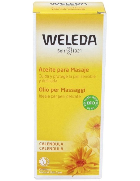 Weleda Aceite Para Masaje Con Caléndula, 100 Ml