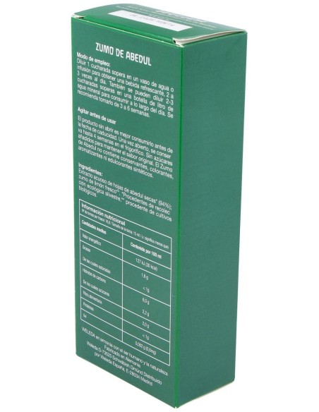 Zumo (Jugo) De Abedul Weleda 250 Ml.