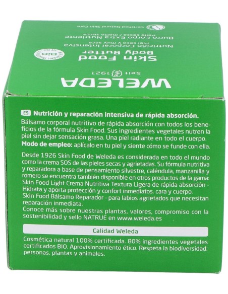Skin Food Body Butter Manteca Corporal 150Ml.