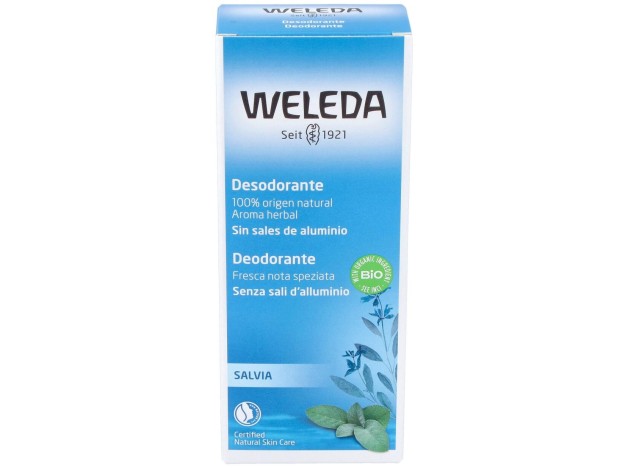 Salvia Desodorante 100% Origen Natural Spray...