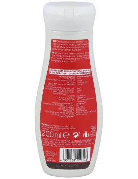 Leche Corporal Reafirmante Granada 200Ml.