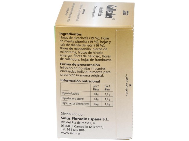 Gallexier Infusión 15 Bolsitas
