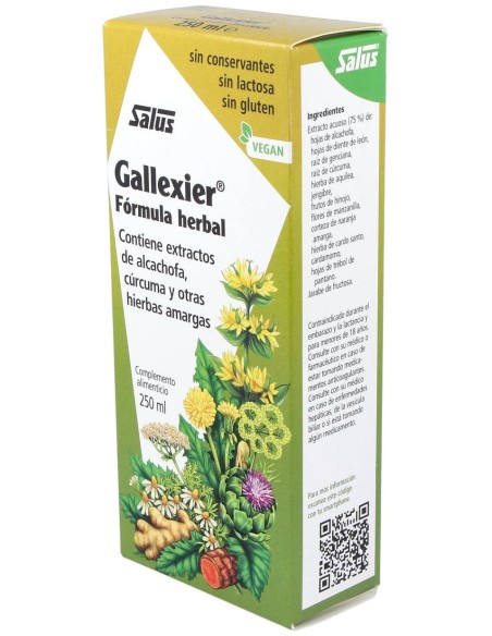 Salus Floradix Gallexier® Fórmula Herbal 250Ml
