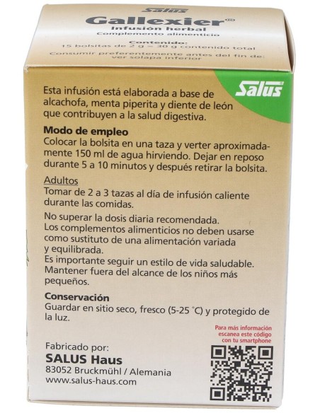 Gallexier Infusión 15 Bolsitas