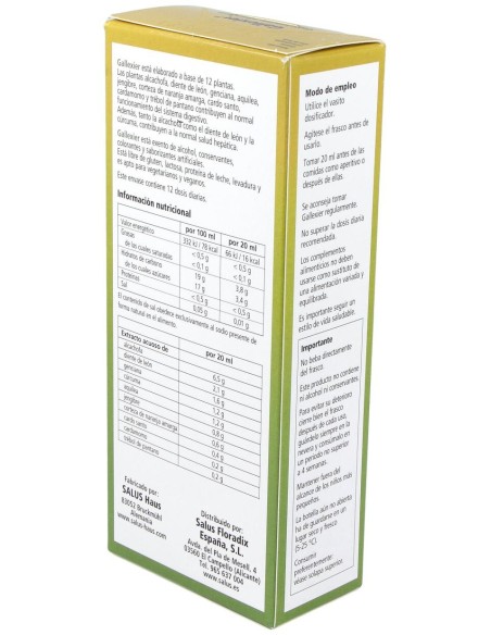 Salus Floradix Gallexier® Fórmula Herbal 250Ml
