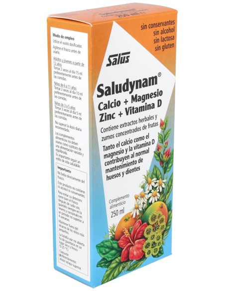 Saludynam Calcio+Magnesio 250Ml