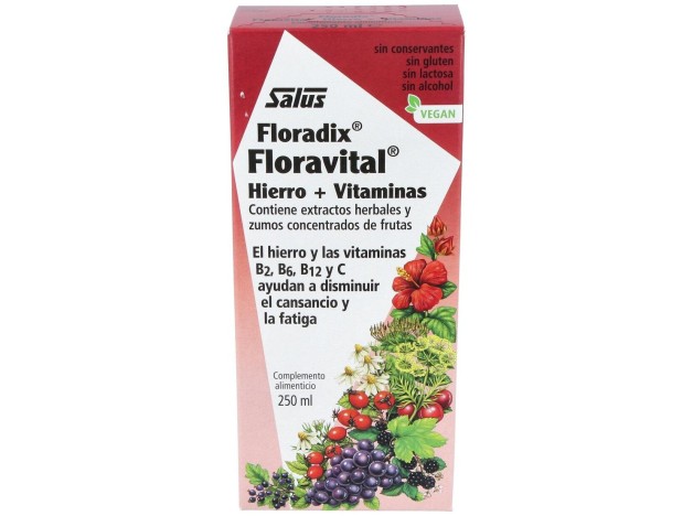 Floradix® Floravital® Hierro+Vitaminas 250Ml