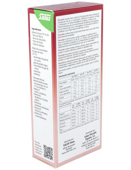 Floradix® Floravital® Hierro+Vitaminas 250Ml
