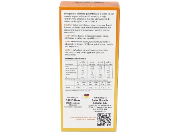 Salufit Magnesio 250Ml.