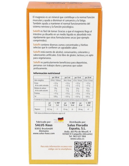 Salufit Magnesio 250Ml.