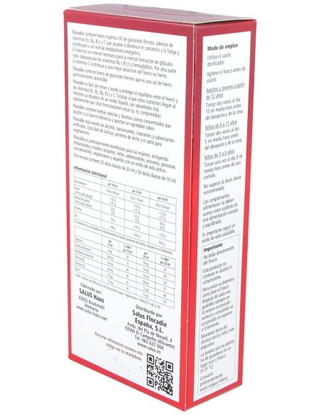 Floradix® Hierro + Vitaminas 500Ml