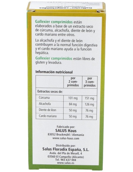 Salus Floradix Gallexier® Fórmula Herbal 84Comp