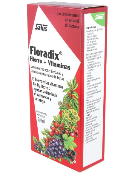 Floradix® Hierro + Vitaminas 500Ml
