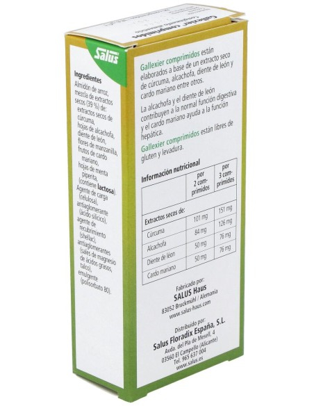 Salus Floradix Gallexier® Fórmula Herbal 84Comp