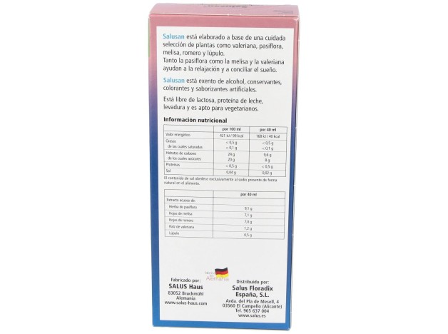 Salusan Sedante 250Ml