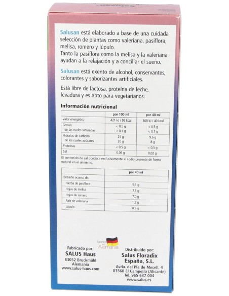 Salusan Sedante 250Ml