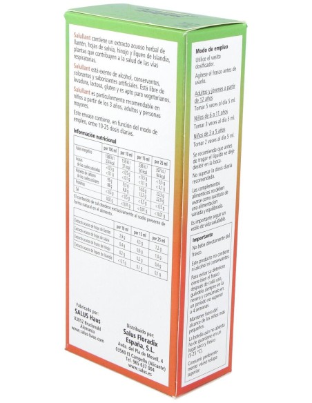 Salullant Llanten Expectorante Jarabe 250Ml