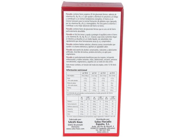 Floradix Elixir, 250 Ml