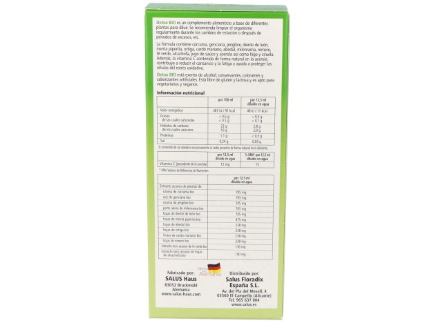 Salus Detox Bio 250Ml