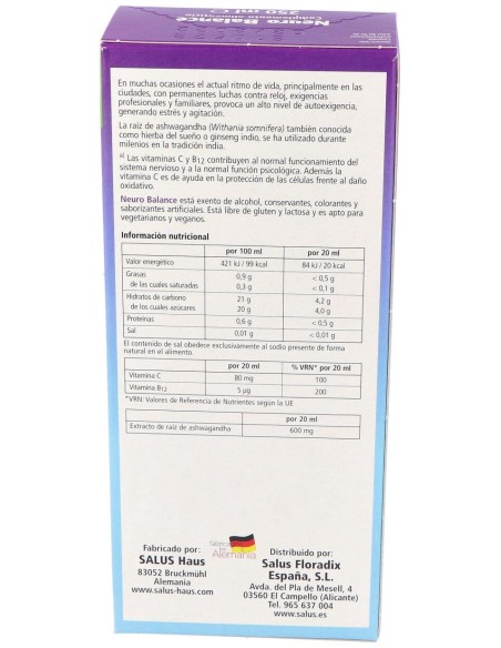 Salus Neuro Balance 250Ml