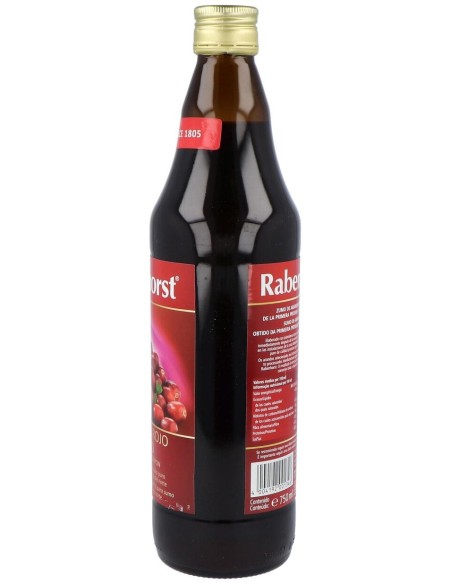 Rabenhorst Zumo De Arandano Rojo Americano 750Ml