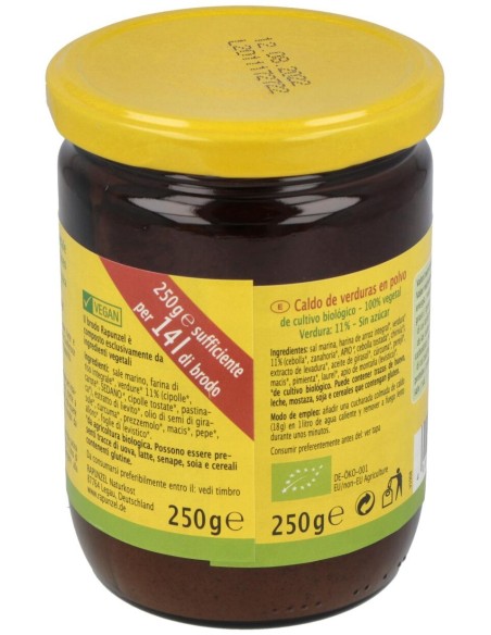 Caldo De Verduras Brodo 250Gr. Bio Vegan
