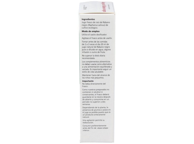 Jugo De Rabano Negro 200Ml. Schoenenberger