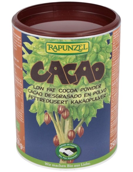 Cacao Desgrasado Polvo 250Gr. Bio S/A Vegan