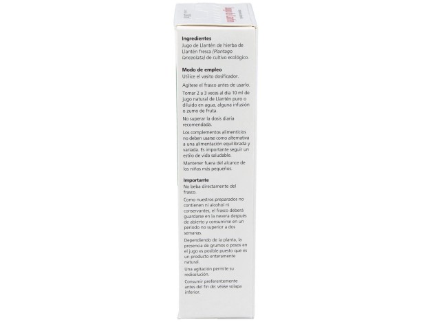 Jugo De Llanten 200Ml. Schoenenberger