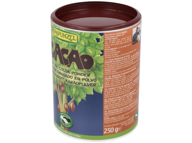 Cacao Desgrasado Polvo 250Gr. Bio S/A Vegan