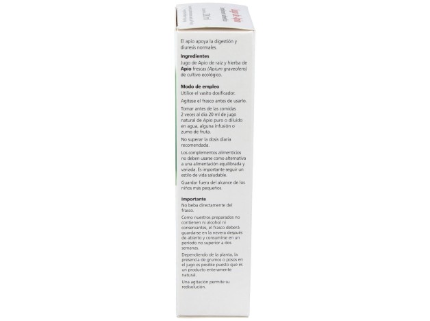 Jugo De Apio 200Ml. Schoenenberger